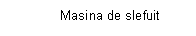 Text Box:            Masina de slefuit